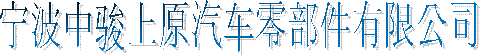 宁波中骏上原汽车零部件有限公司